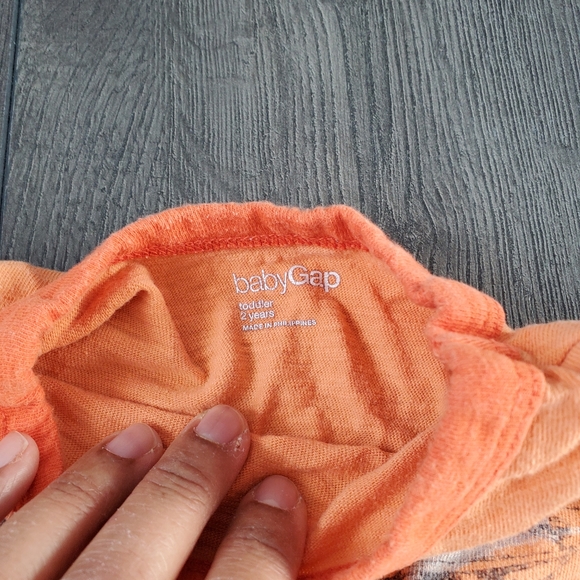 2T Transportation-Themed Orange Tee - Picture 3 of 3